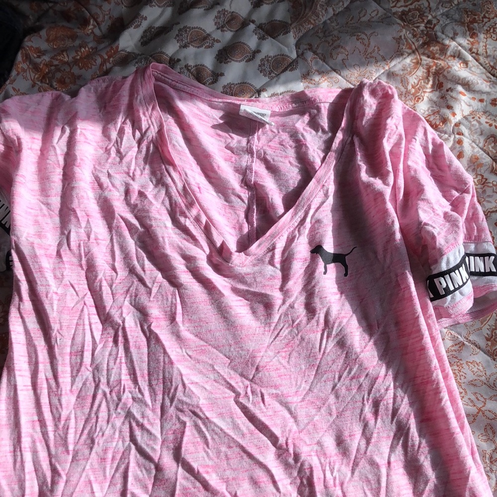 a light PINK tee